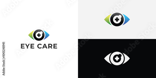 Eye Care, eye clinic Logo Design Template.