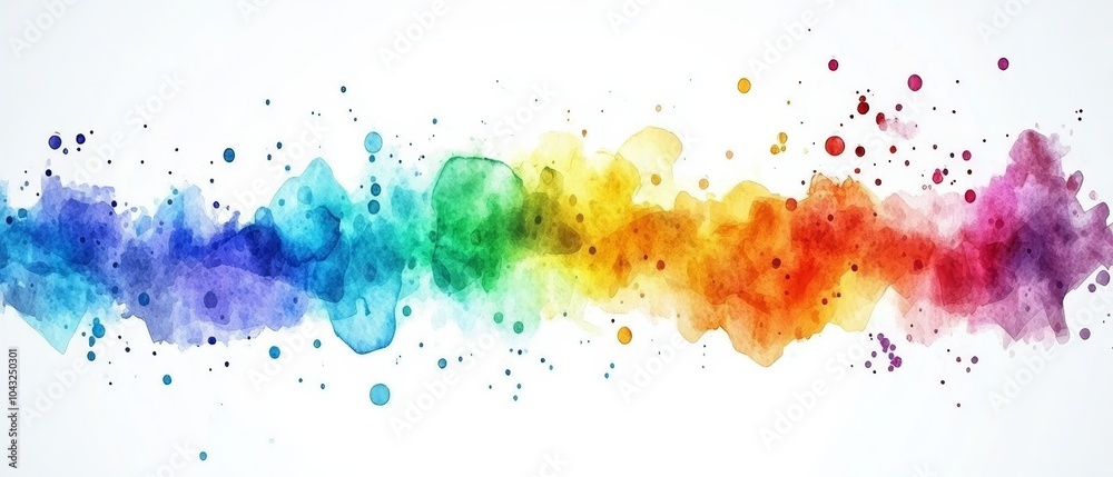 Obraz premium Vibrant Splash of Colors A Beautiful Abstract Expression of Creativity and Emotion