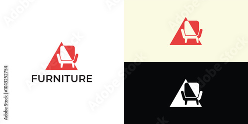 Free Download Furniture Logo. Interior Sofa Chair. Furnishing Interior Logo Design Template. - GFXLoad