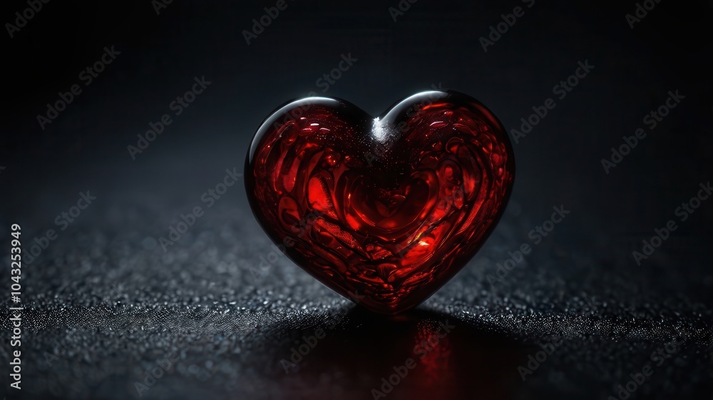 Fototapeta premium heart, love, valentine, symbol, romance, decoration, shape, day, red, romantic, holiday, card, celebration, illustration, gift, valentines, design, vector, wedding, passion, ornament