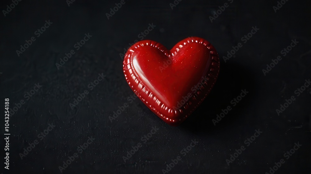 Obraz premium heart, love, valentine, symbol, romance, decoration, shape, day, red, romantic, holiday, card, celebration, illustration, gift, valentines, design, vector, wedding, passion, ornament