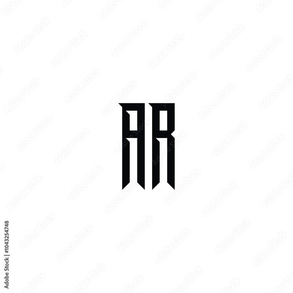 AR monogram logo design letter text name symbol monochrome logotype alphabet character simple logo AR monogram logo design letter text name symbol monochrome logotype alphabet character simple logo