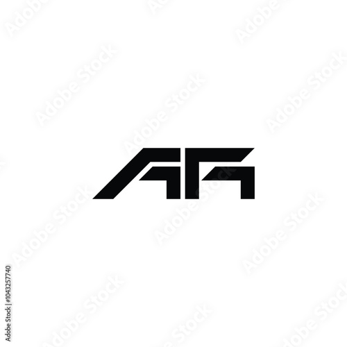 AR monogram logo design letter text name symbol monochrome logotype alphabet character simple logo
