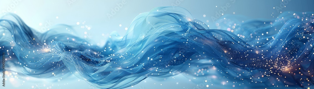 Abstract Blue Background with Glitter Abstract Blue Background with Glitter