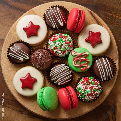 chocolate cupcakes on a plate