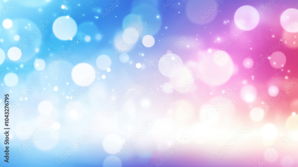 Abstract Bokeh Lights Background in Blue and Pink Hues Abstract Bokeh Lights Background in Blue and Pink Hues
