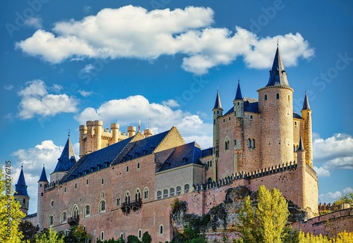 The Alcazar of Segovia is the famous landmark