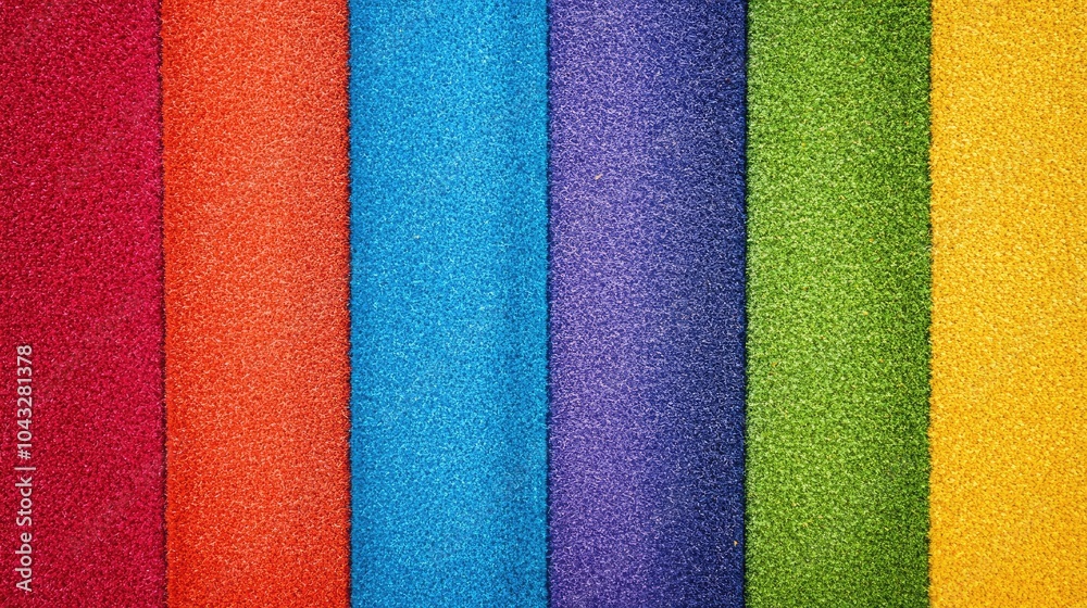 Vibrant Colorful Textures of Fabric Rolls Vibrant Colorful Textures of Fabric Rolls