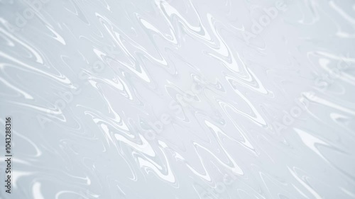 White Wavy Abstract Background. Liquid Calm Abstract Background. Looped video.
