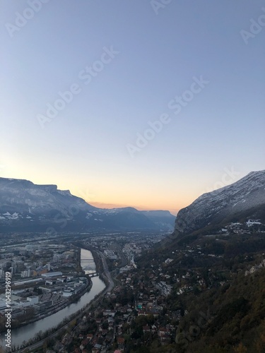 view from the top of the mountain