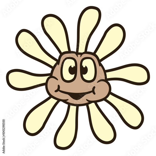 Funny Cute Smiling Face Flower Cartoon Comic Happy Small Pretty Leaf Beautiful Green Plant Blooming Nature Lover Flowers Gardening Gardeners Thumb Garden Hobby Blooms Blossoms Gardener Leisure Summer