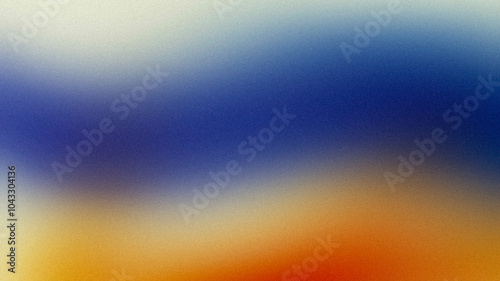 Photos Smooth orange blue color grainy gradient teal backdrop