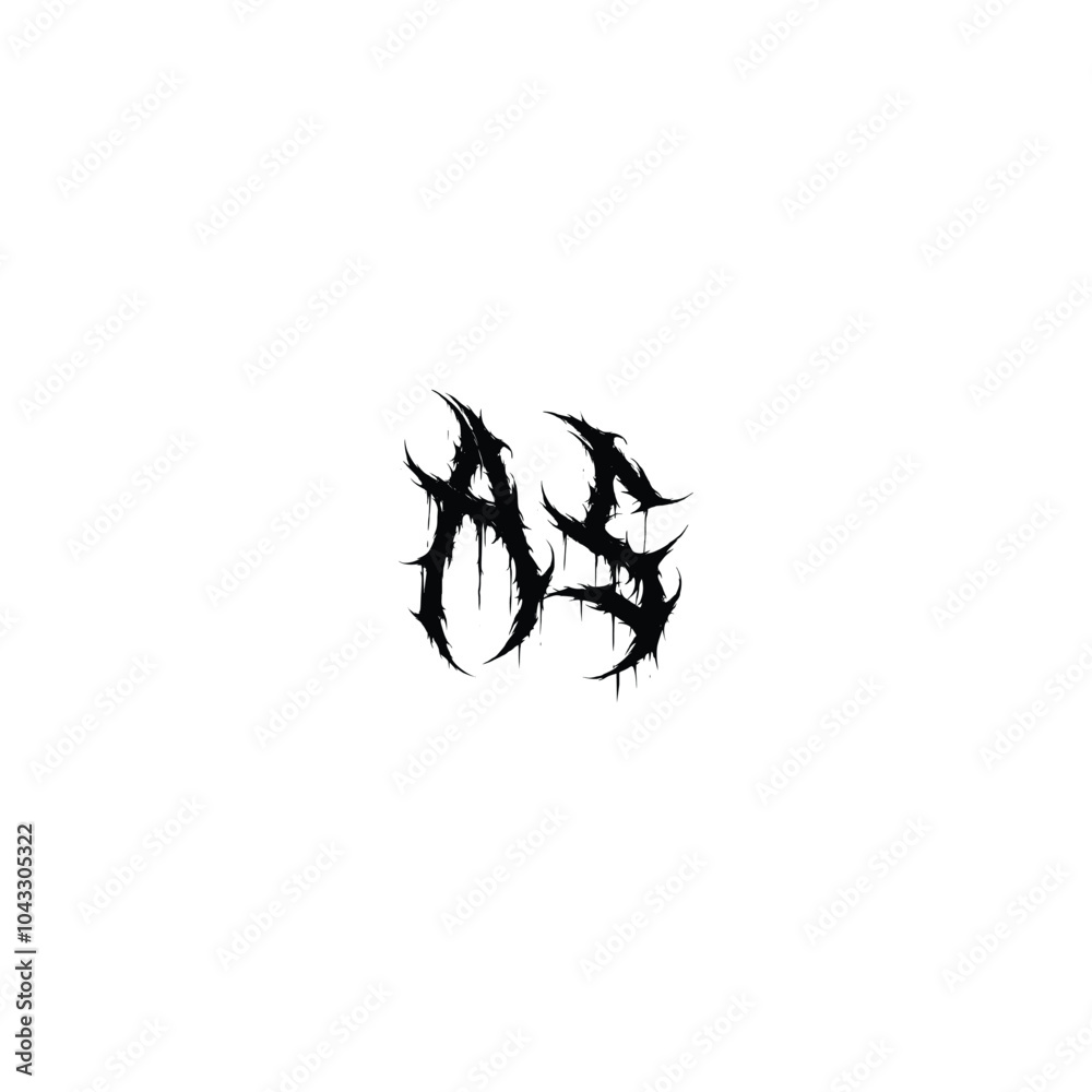 AS monogram logo design letter text name symbol monochrome logotype alphabet character simple logo AS monogram logo design letter text name symbol monochrome logotype alphabet character simple logo