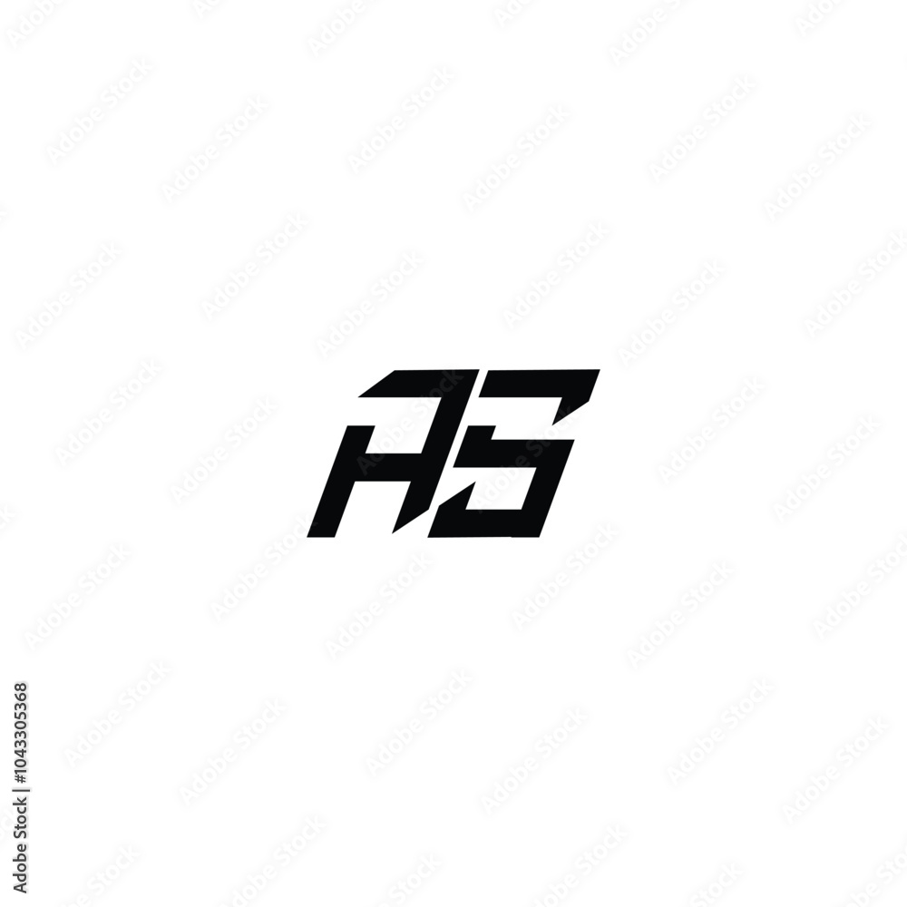 AS monogram logo design letter text name symbol monochrome logotype alphabet character simple logo AS monogram logo design letter text name symbol monochrome logotype alphabet character simple logo