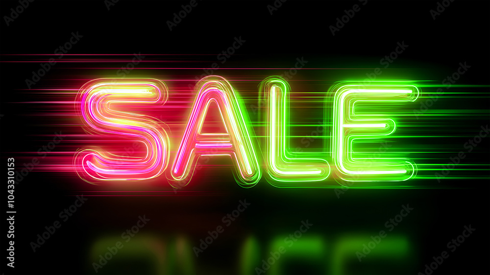Pink and green neon Pink and green neon