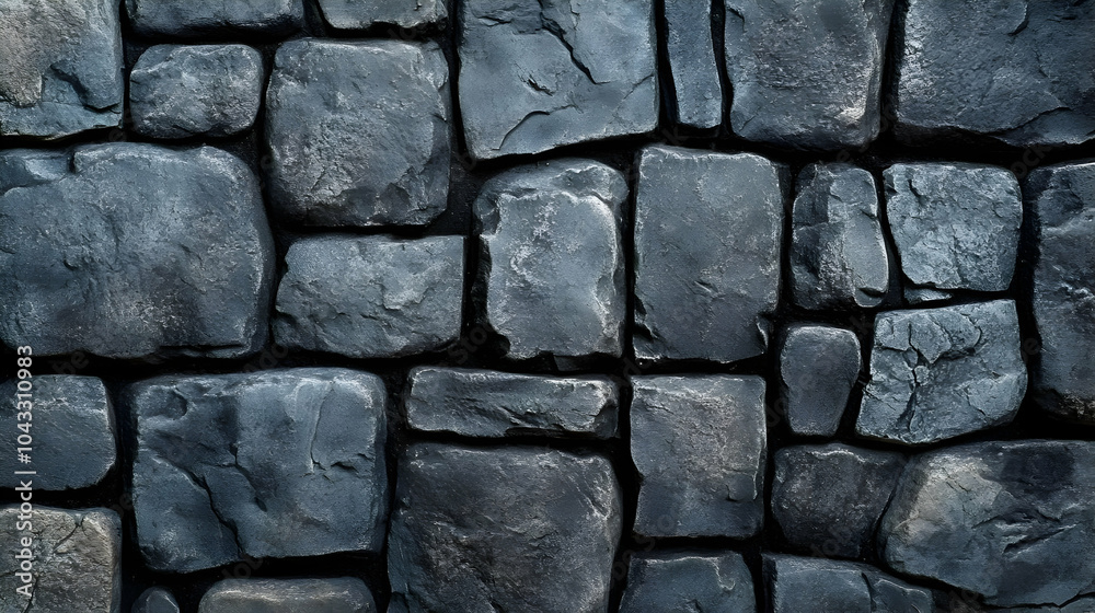 Dark Gray Stone Wall Texture Background Dark Gray Stone Wall Texture Background