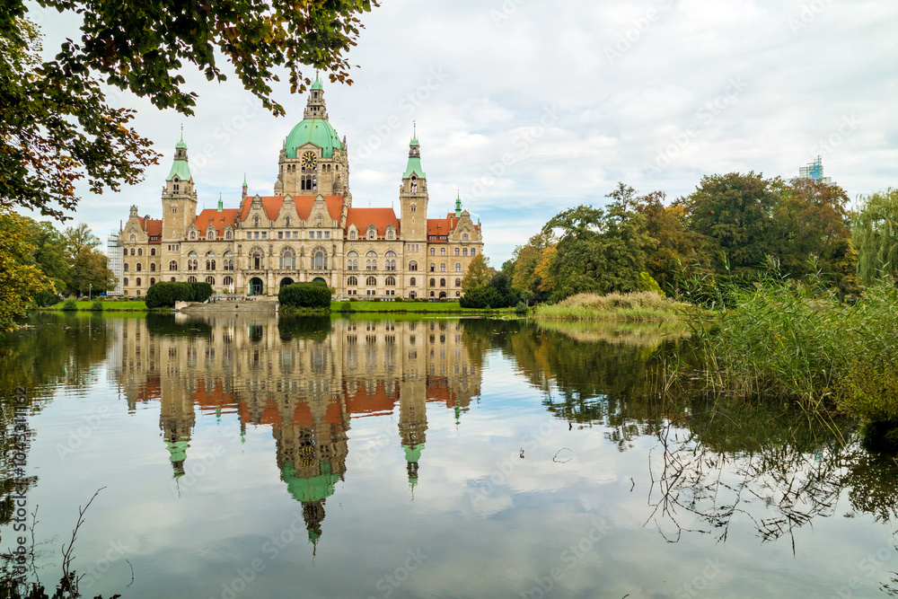 Hannovers prächtiges Rathaus am Maschpark Hannovers prächtiges Rathaus am Maschpark