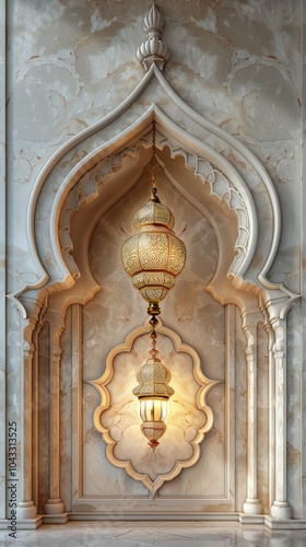 Spacious Room With Large Marble Floor