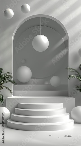 Stairs Leading to White Building