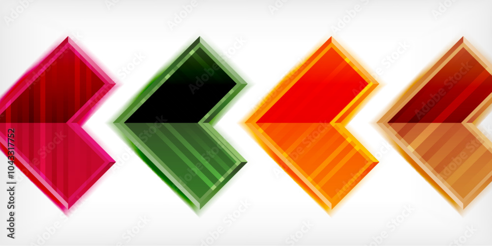 Arrow geometric abstract vector background. Vector Illustration For Wallpaper, Banner, Background, Card, Book Illustration, landing page