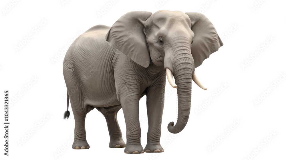 Obraz premium ช้างยืนตัวเดียว