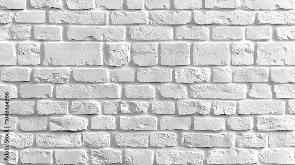 Fototapeta premium White Brick Wall Texture Background
