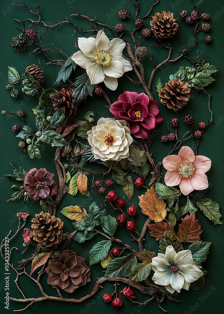A collage of various flowers and plants A collage of various flowers and plants