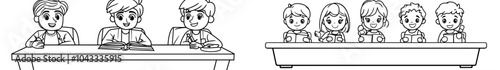 Design of jury committee icon. Modern illustration style.