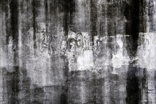 White damaged wall background