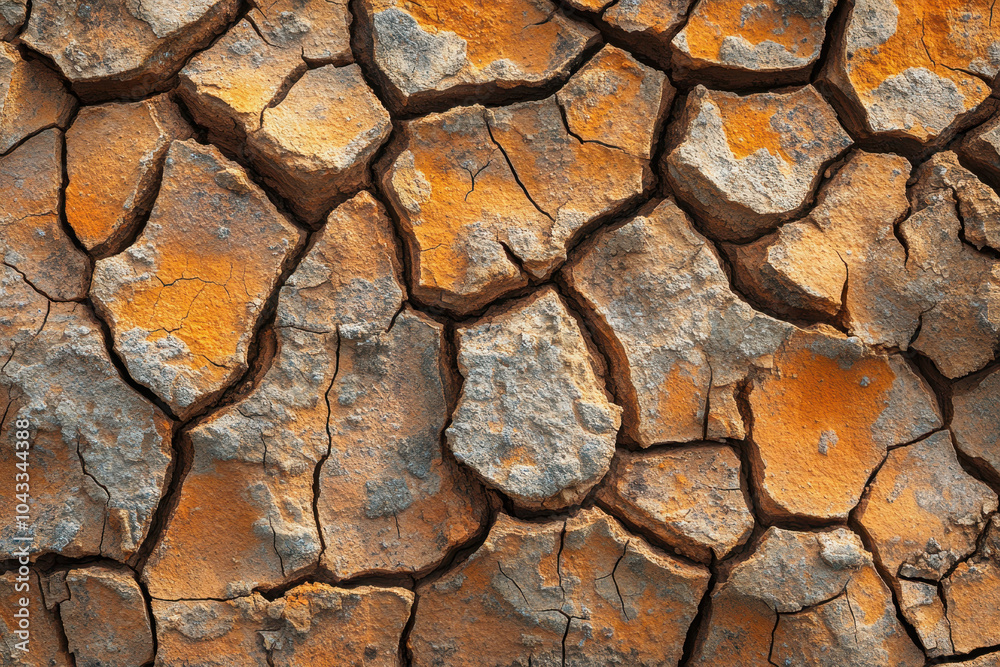 Flat desert ground texture, with cracks. Flat desert ground texture, with cracks.