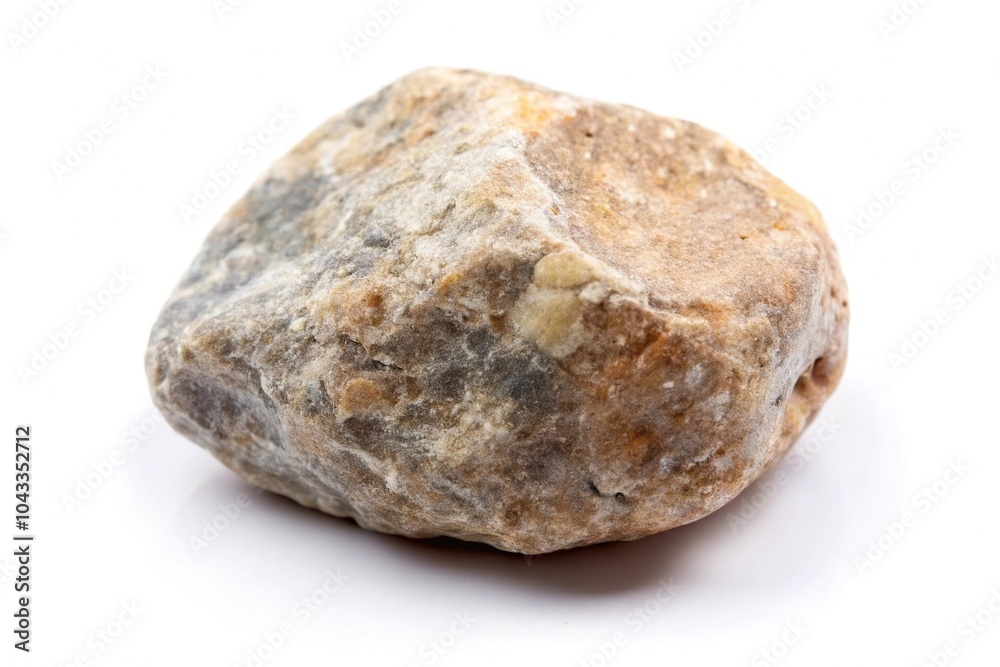 rock or stone isolated on white background from high angle view rock or stone isolated on white background from high angle view