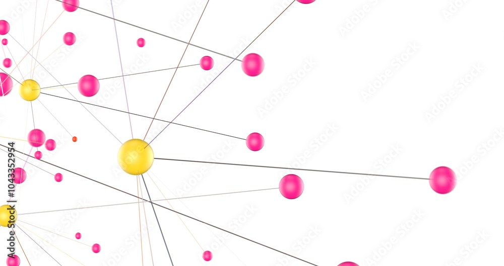 Abstract 3d render, network concept, background Abstract 3d render, network concept, background