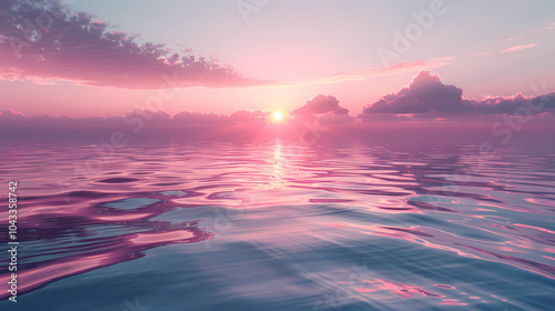 sunrise over the sea