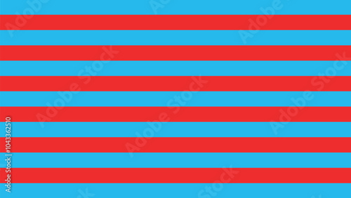 Linear endless pattern in Christmas colors. Two color lines. Red and blue background. Christmas colors in a stripe. Striped background