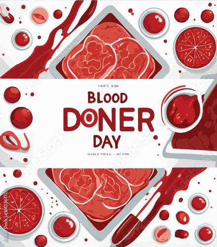 This is Blood doner Day poster Design for social media
