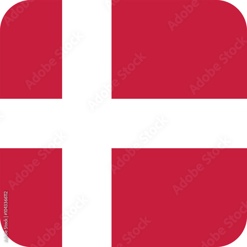 Button shaped national flag of the European country of DENMARK Free Download Button shaped national flag of the European country of DENMARK - GFXLoad