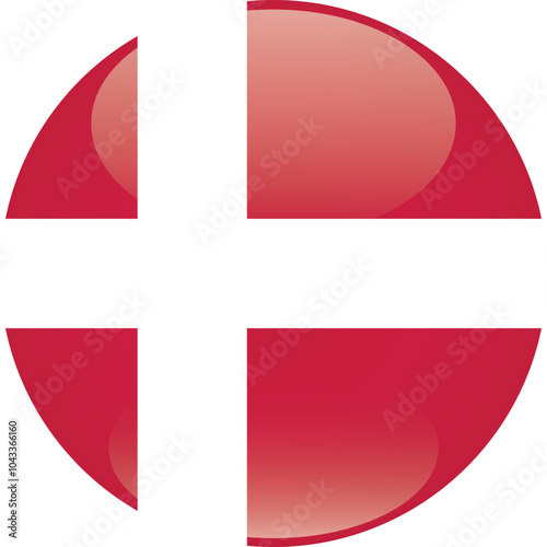 Sphere shaped national flag of the European country of DENMARK Free Download Sphere shaped national flag of the European country of DENMARK - GFXLoad
