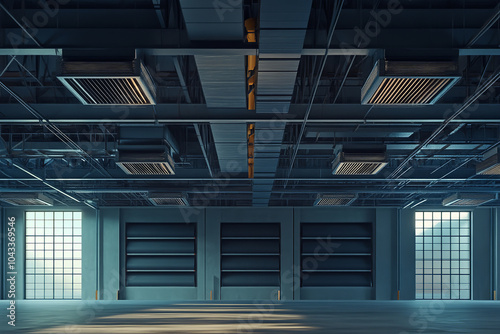 Efficient Air Conditioning in a Spacious Industrial Warehouse 