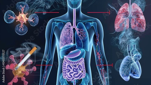 Human respiratory system and effects of smoking,Great American Smokeout