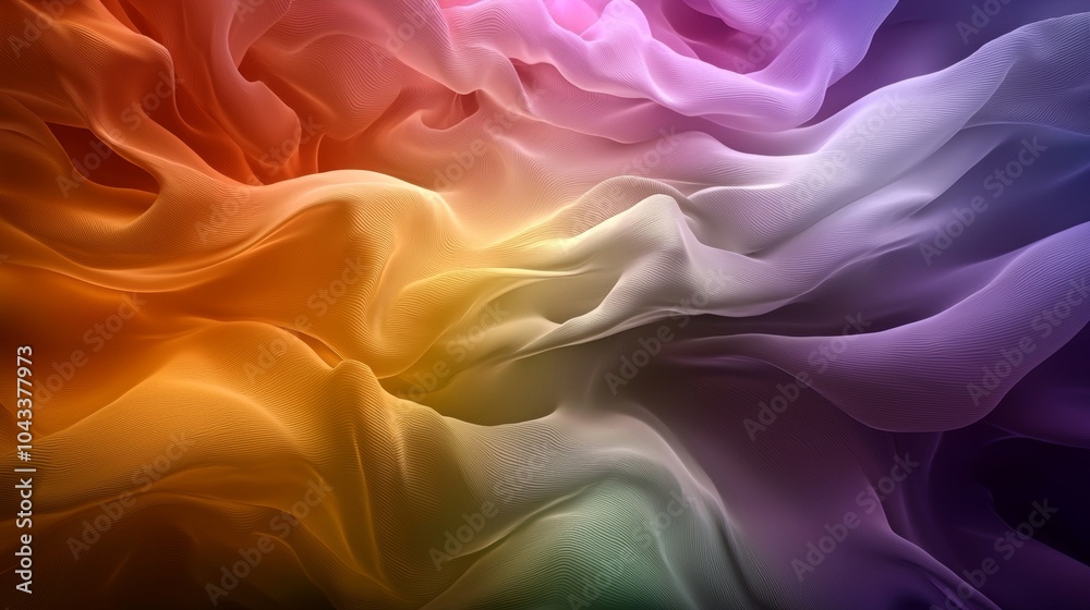 Obraz premium Illustration of a Labyrinth Made of Glowing Light