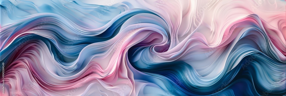 Abstract Fluid Art with Blue and Pink Swirls Abstract Fluid Art with Blue and Pink Swirls