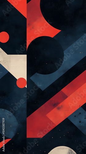 Abstract floral swirl pattern in red and purple with seamless texture and decorative elements