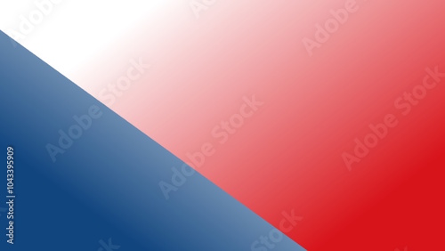 fond abstrait, conception d'arrière-plan d'affiche de bannière vibrante et originale aux couleurs dégradées et officielles du drapeau de la Tchéquie et au format proportionnel 4k 7680x4320 pixels