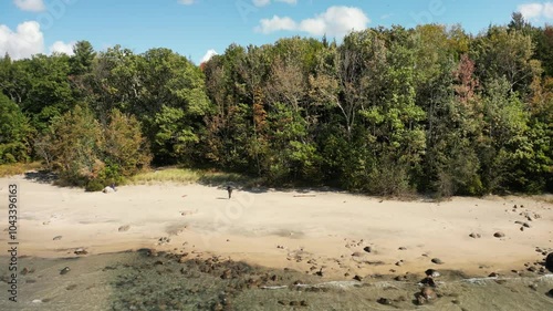 Along the Shore, Aerial View