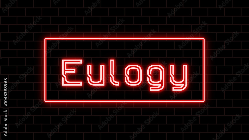Eulogy のネオン文字 Eulogy のネオン文字