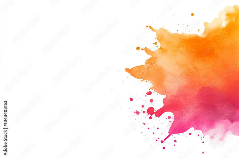 Vibrant splash of color a dynamic abstract representation of artistic expression in watercolor form Vibrant splash of color a dynamic abstract representation of artistic expression in watercolor form