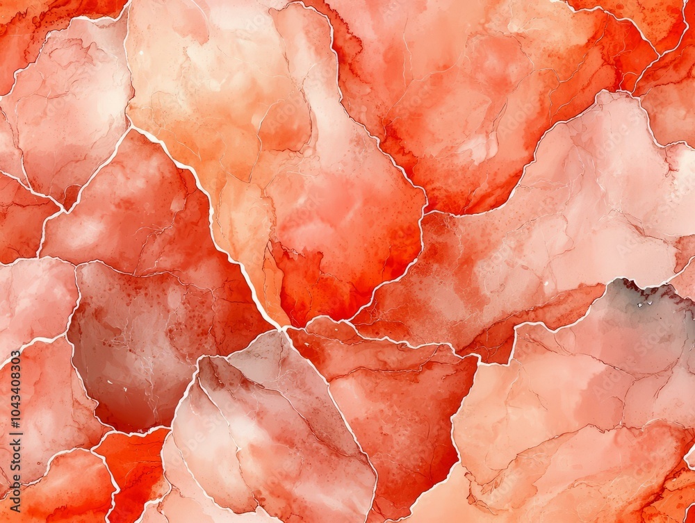 Abstract watercolor background in shades of red and orange. Abstract watercolor background in shades of red and orange.
