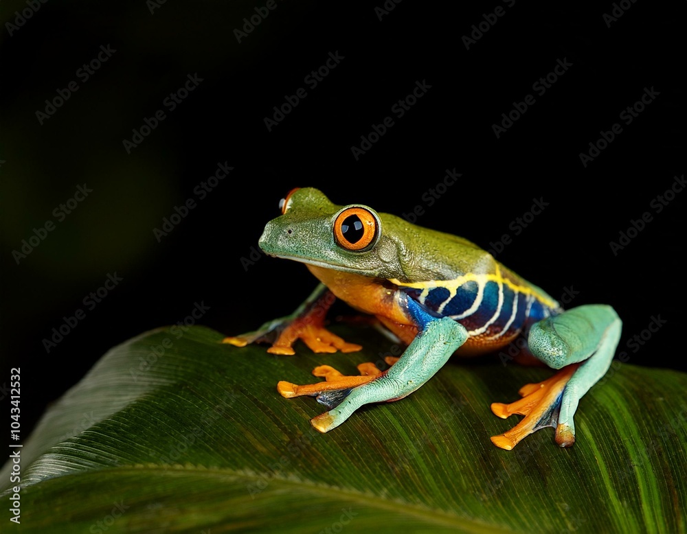 Obraz premium Agalychnis callidryas, known as the red-eyed tree frog, is an arboreal hylid native to Neotropical 
