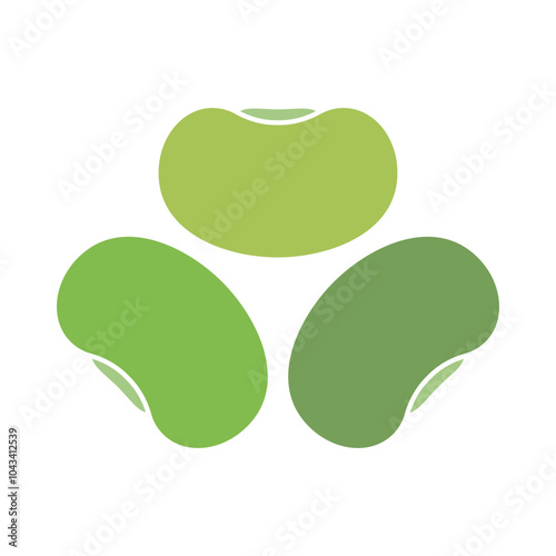 Mung Beans Logo Template Icon