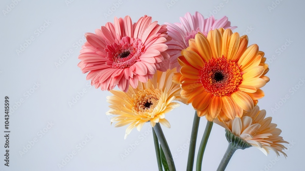 Fresh Flowers in a Simple Vase Arrangement Fresh Flowers in a Simple Vase Arrangement